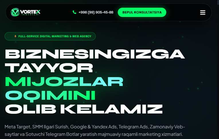 VORTEX MEDIA agentligi